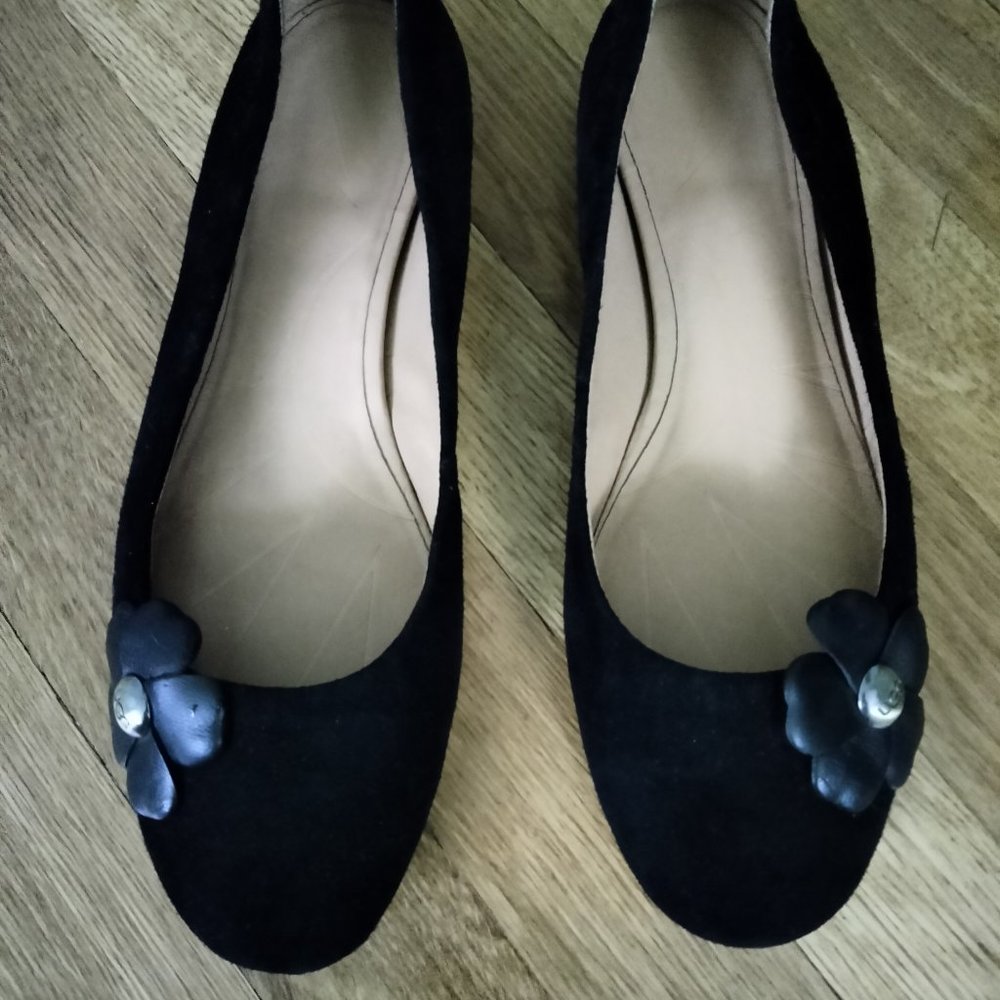 UGGs Black Suede Flats Size 8.5 - Picture 14 of 14